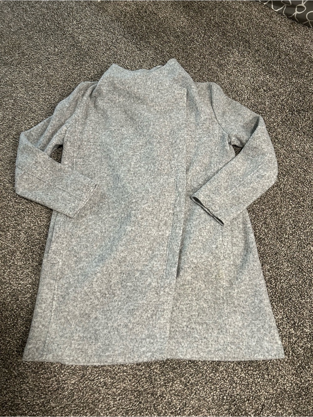 BB Dakota Heather Gray Lightweight Sweater Jacket